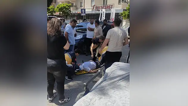 Yolun karşısına geçmek isterken otomobil çarptı