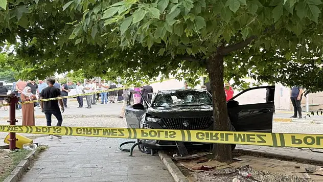 Hastane bahçesinde fren yerine gaza basıldı