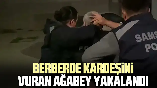 Berberde kardeşini vuran ağabey yakalandı