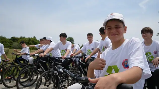 Kuş Cenneti'nde Temiz Çevre İçin Pedal Çevirdiler