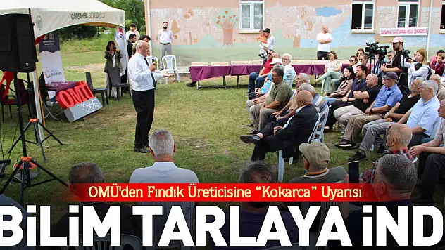 Bilim Tarlaya İndi: OMÜ'den Fındık Üreticisine 'Kokarca' Uyarısı
