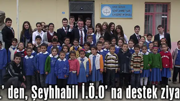 ÇFL' den, Şeyhhabil İ.Ö.O' na destek ziyareti