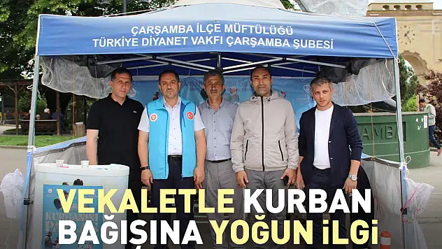VEKALETLE KURBAN BAĞIŞINA YOĞUN İLGİ