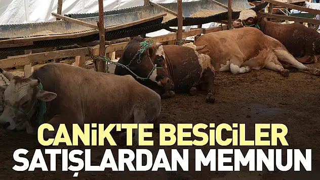 Canik'te besiciler satışlardan memnun