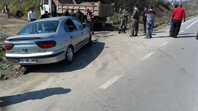 Belediye Kamyonu Kaza yaptı