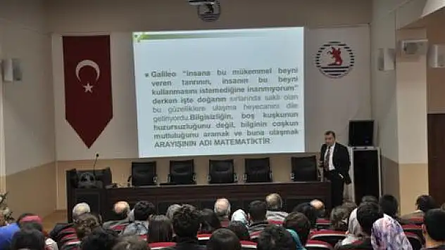 'Niçin Matematik' konferansı