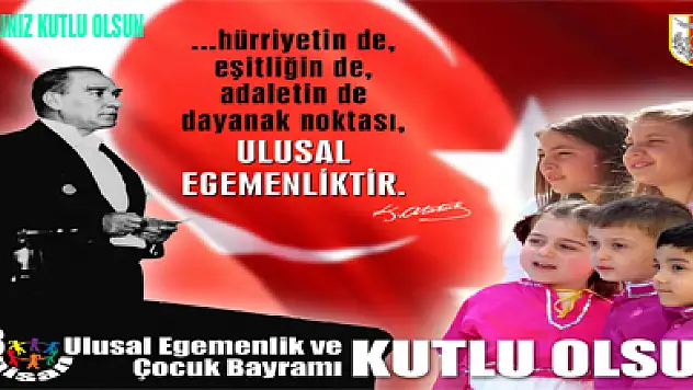 Çarşamba 23 Nisan Coşkusunu kutlamaya hazır.