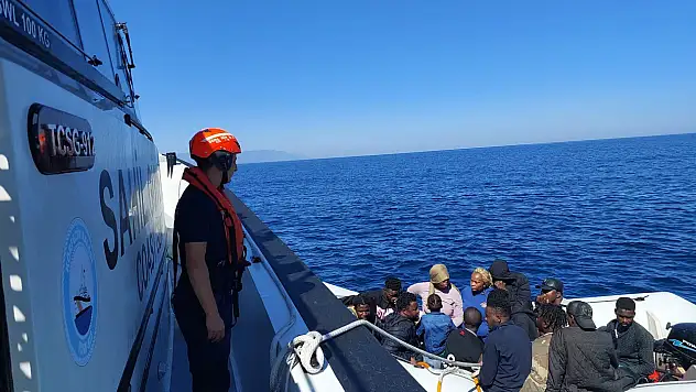 16 kaçak göçmen yakalandı