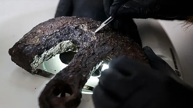 1600 yıllık terazi seti bulundu