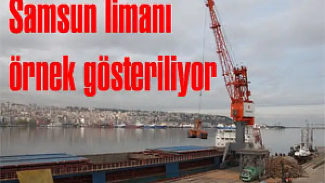 Samsun limanı örnek gösteriliyor