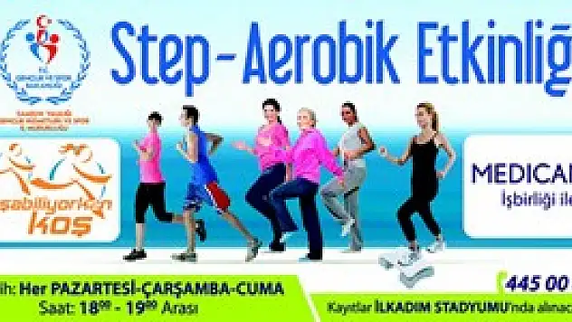 STEP & AEROBİK ETKİNLİĞİ BAŞLADI