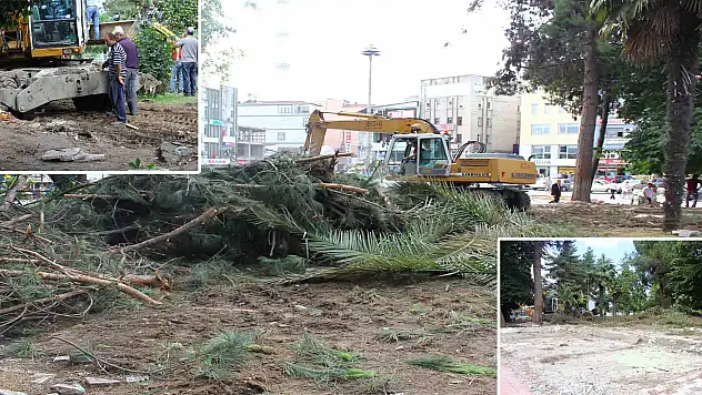 Gazi Parkı Tıraş oldu