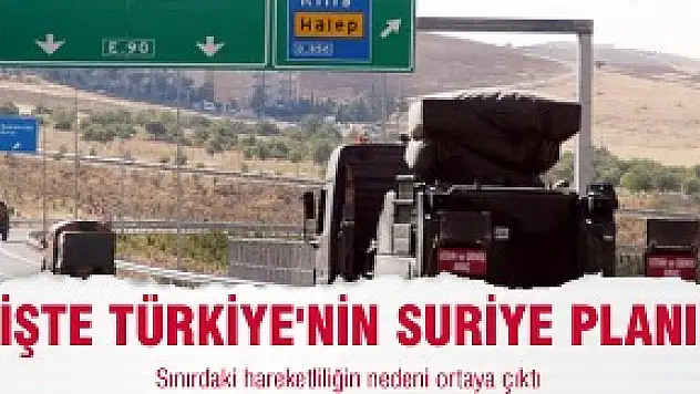 İşte Türkiye'nin Gizli Suriye Planı