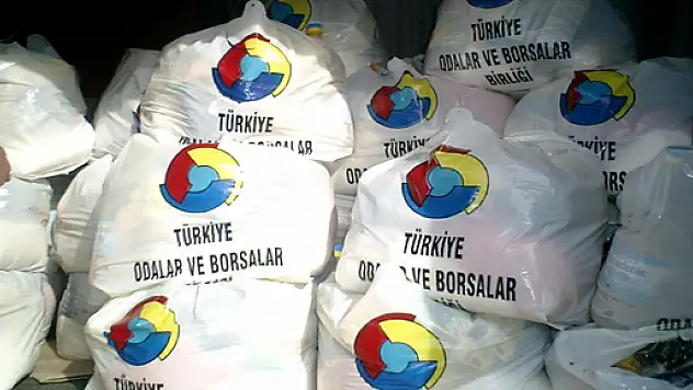 Çarşamba TSO'dan 1000 paket  gıda  yardımı