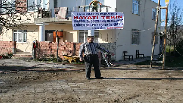 Tekkeköy'de yol seferberliği