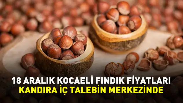 18 Aralık Kocaeli Fındık Fiyatları | Kandıra İç Talebin Merkezinde