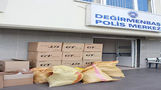 Çarşamba'da Kaçak Çay ve Tütün Ele geçirildi.