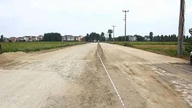 Yol çalışmaları kaldığı yerden devam ediyor