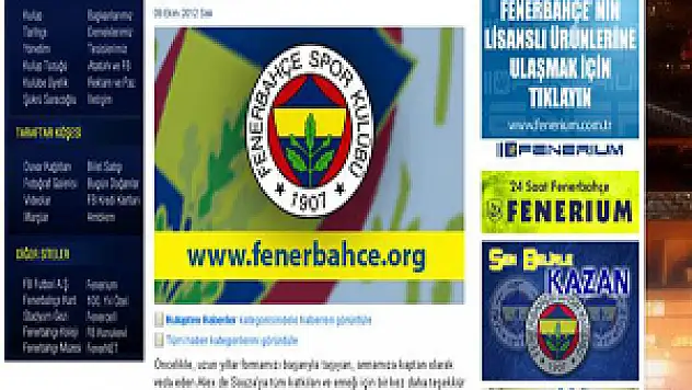 Fenerbahçe'den Alex açıklaması