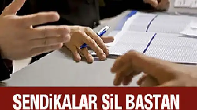Sendikalarla ilgili önemli değişiklikler