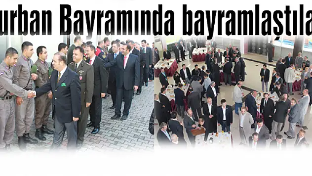 Kurban Bayramında bayramlaştılar