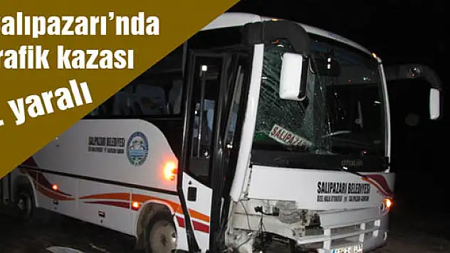 Salıpazarı'nda trafik kazası: 2 yaralı