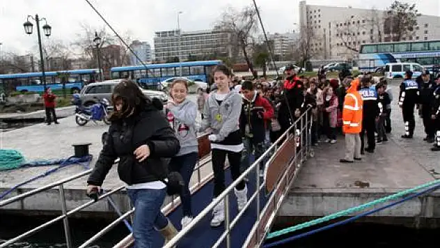 Hayatlarında ilk defa gamiye bindiler