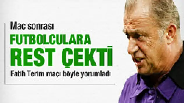 Fatih Terim'den yenilgi yorumu