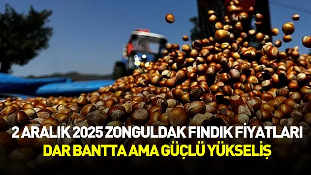 2 Aralık 2025 Zonguldak Fındık Fiyatları | Dar Bantta Ama Güçlü Yükseliş