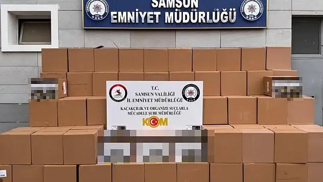 2 milyon 862 bin adet kaçak makaron yakalandı