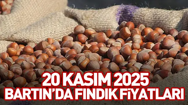 20 Kasım 2025 Bartın'da Fındık Fiyatları