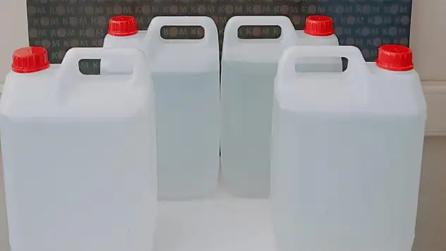 20 litre kaçak alkol ele geçirildi