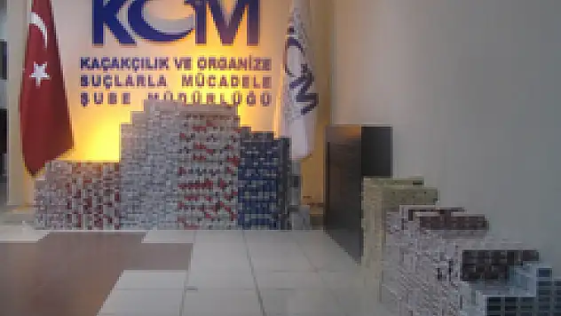 Samsun'da 7 bin 456 paket kaçak sigara ele geçirildi