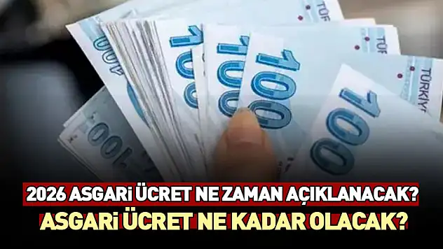 2026 Asgari Ücret Ne Zaman Açıklanacak? Asgari Ücret Ne Kadar Olacak?