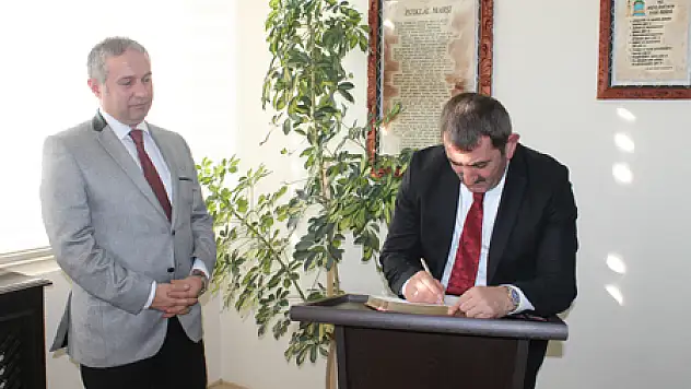 Başkan Köktaş'tan Ayvacık Belediyesi'ne ziyaret