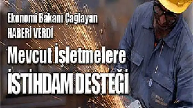 Mevcut işletmelere istihdam desteği