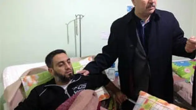 Demir'den Suriyeli hastalara ziyaret