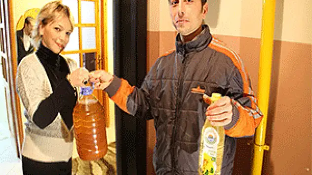 5 Lt Atık Yağa 1 Lt Bitkisel Yağ