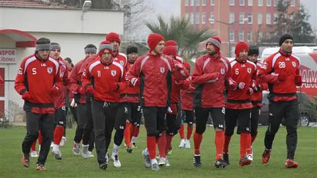 Samunspor Boluspor maçı hazırlıklarını sürdürüyor