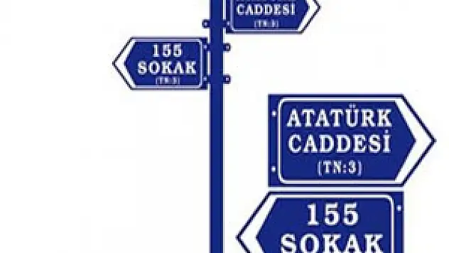 Sokak tabelalarına yeni düzenleme