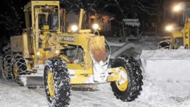 Samsun'da kar sebebiyle 18 köy yolu kapandı