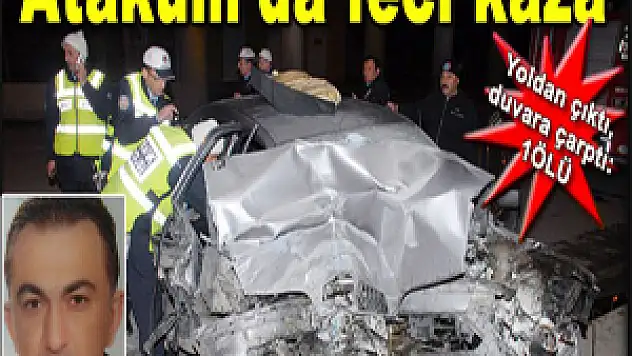 Yoldan çıktı, duvara çarptı: 1 ölü