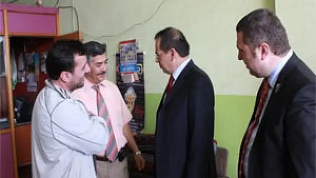 Demir Sanayi esnafını gezdi