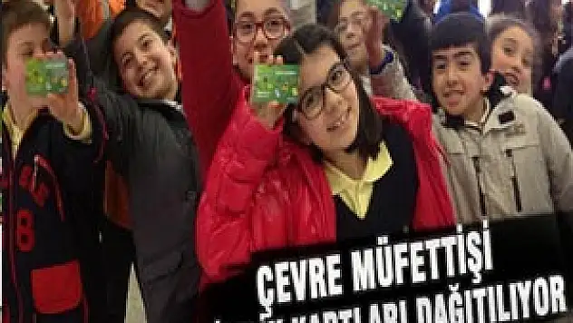ÇEVRE MÜFETTİŞİ KİMLİK KARTLARI DAĞITILIYOR