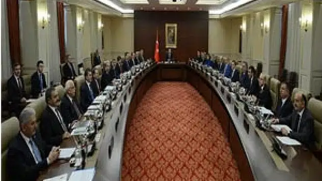 Bakanlar Kurulu'nda kritik gündem