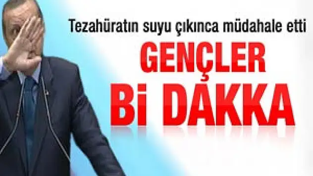 Erdoğan'dan Gruptaki Sloganlara Müdahale 