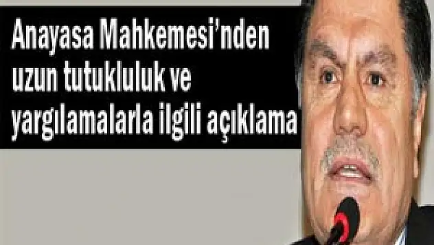 Anayasa Mahkemesi'nden tarihi karar