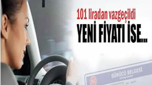 Ehliyet değişim ücretinde büyük indirim