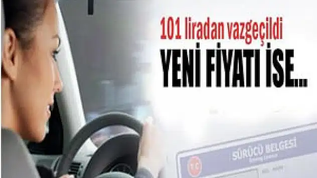 Ehliyet değişim ücretinde büyük indirim