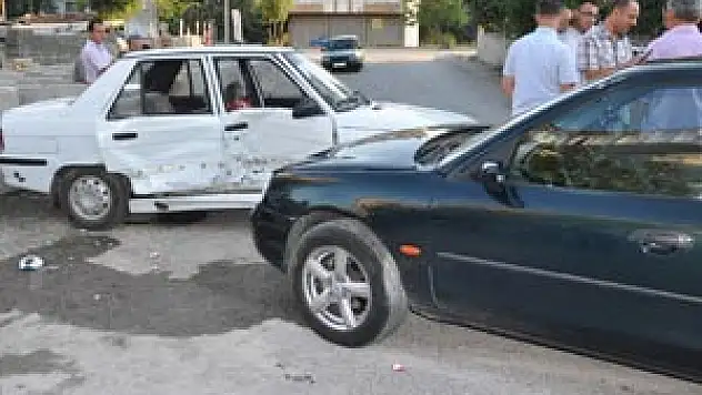  SAMSUN'DA TRAFİK KAZASI: 1 YARALI